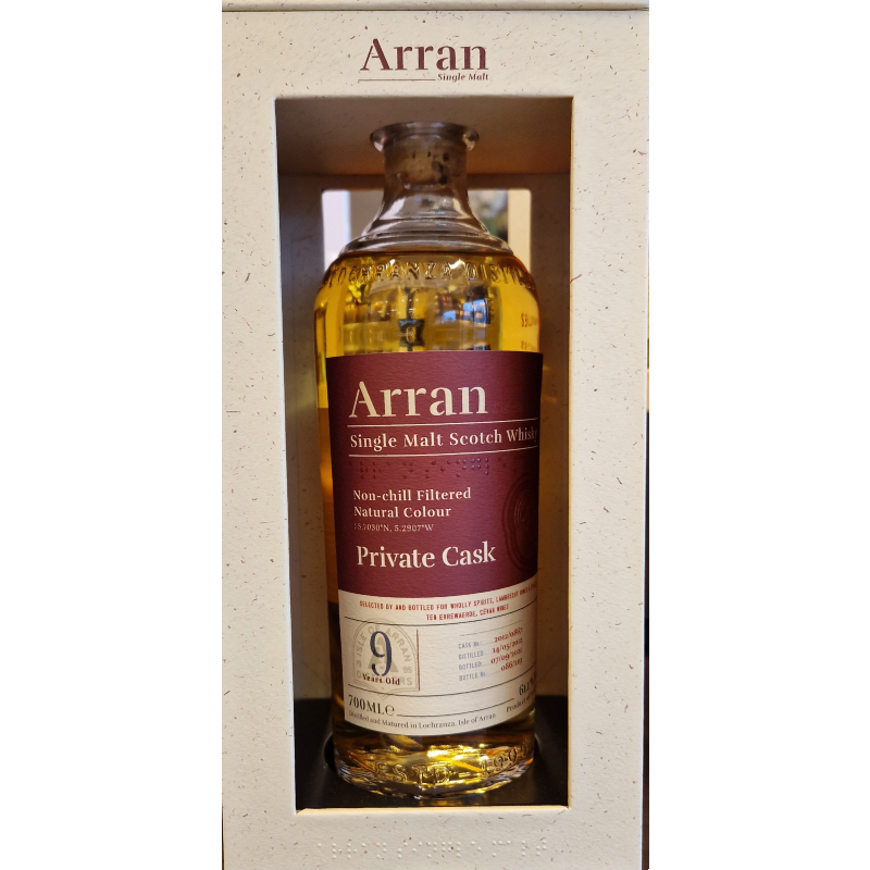 ARRAN SINGLE MALT PRIVATE CASK 'LAMBRECHT' 9 YEARS OLD