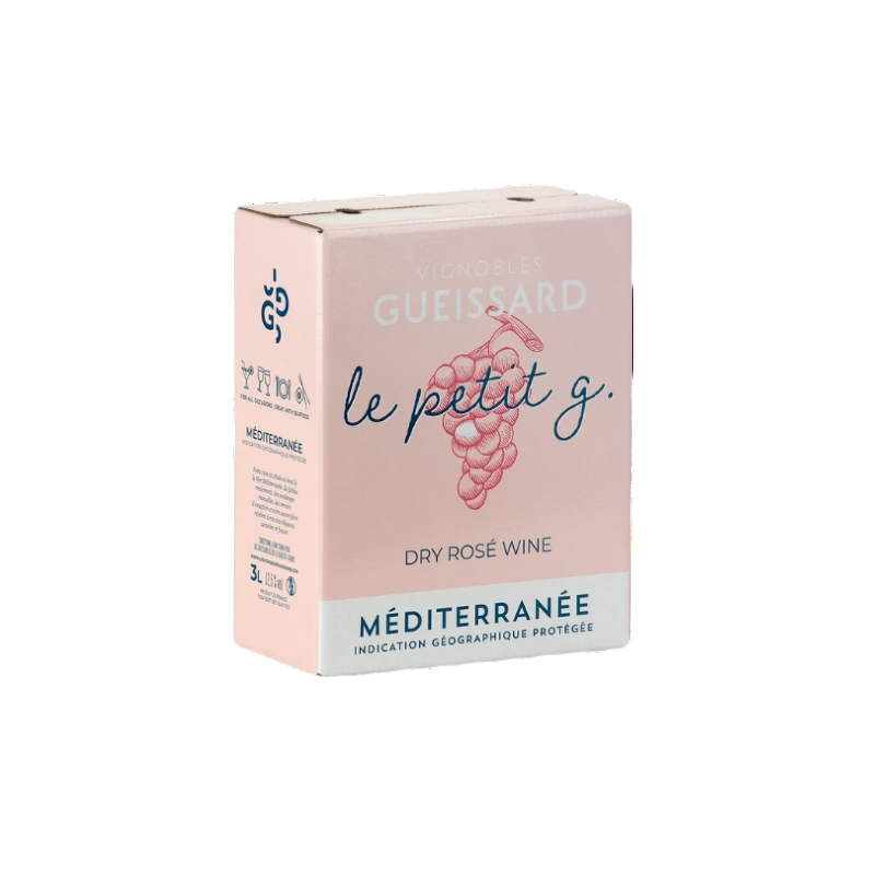 LE PETIT G ROSÉ IGP MÉDITERRANÉE BIB 3 L