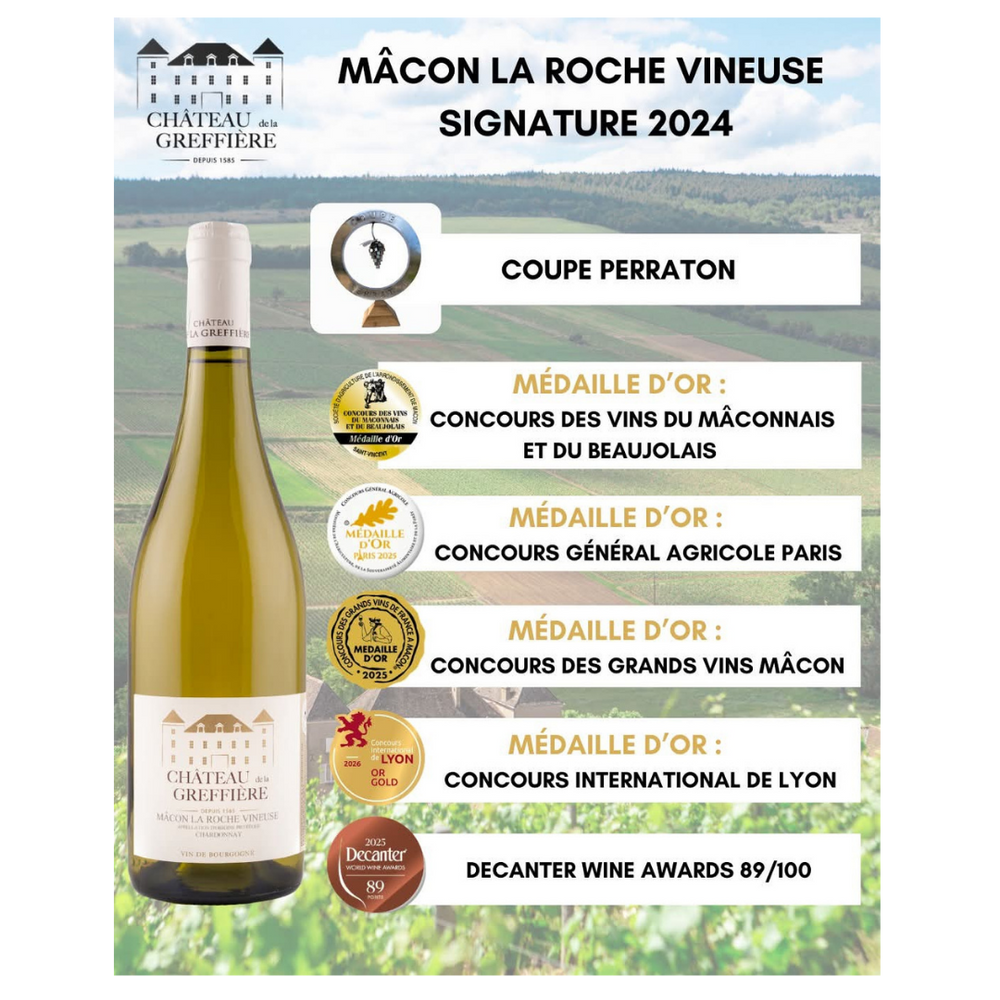 MÂCON LA ROCHE VINEUSE - CHÂTEAU DE LA GREFFIÈRE 2024