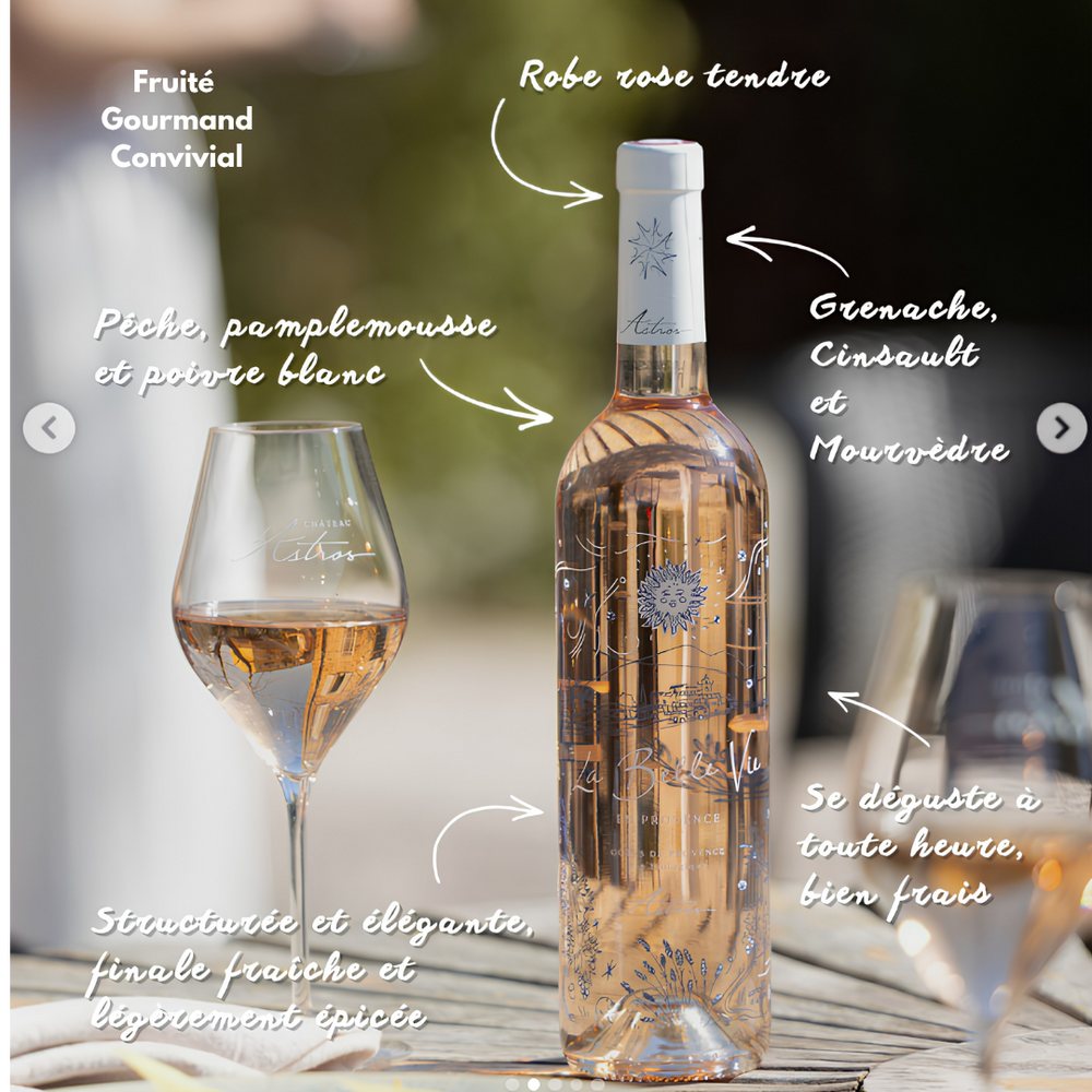 CHÂTEAU d'ASTROS LA BELLE VIE  AOP CÔTES DE PROVENCE  2025