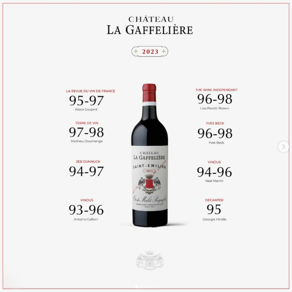 CHÂTEAU LA GAFFELIÈRE GRAND CRU 2023
