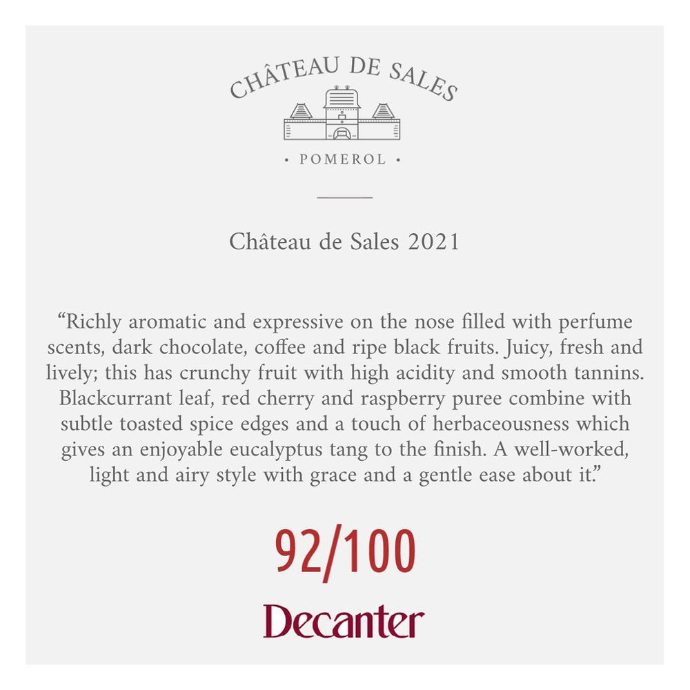 CHÂTEAU DE SALES 2021