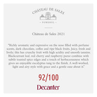CHÂTEAU DE SALES 2021