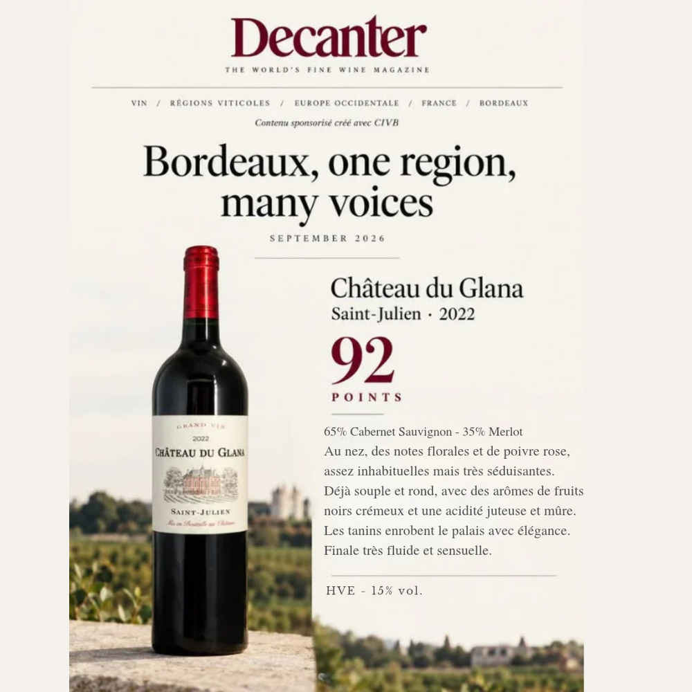 CHÂTEAU DU GLANA 2022