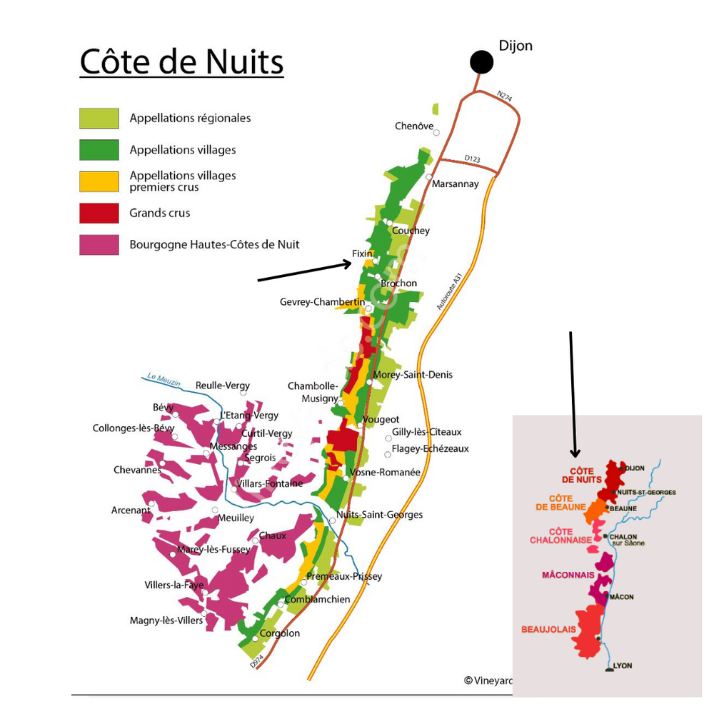 FIXIN Premier Cru 'Clos de la Perrière' Monople 2020 Maison A. Bichot