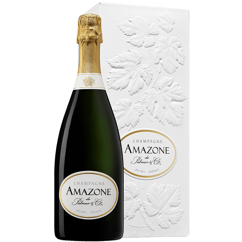 PALMER & Co Champagne AMAZONE Cuvée prestige Brut in luxe gifbox