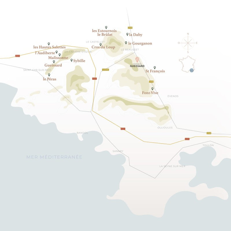 GUEISSARD ROUGE AOP BANDOL 2020