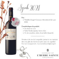 DOMAINE DE L'HERBE SAINTE Syrah