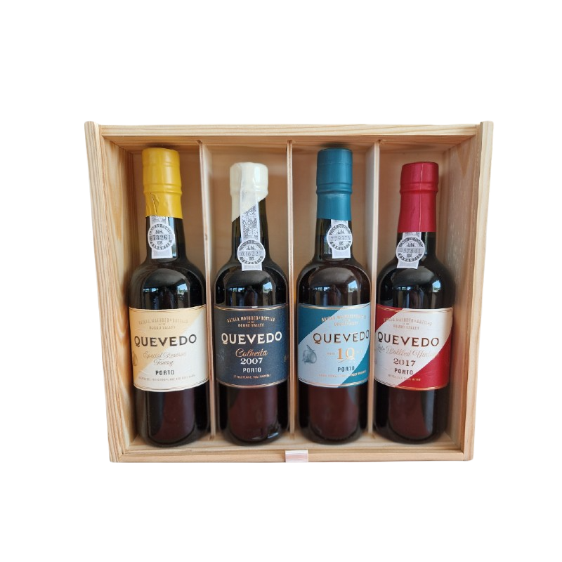 PORTO QUEVEDO GIFTBOX 4 X 37,50 cl