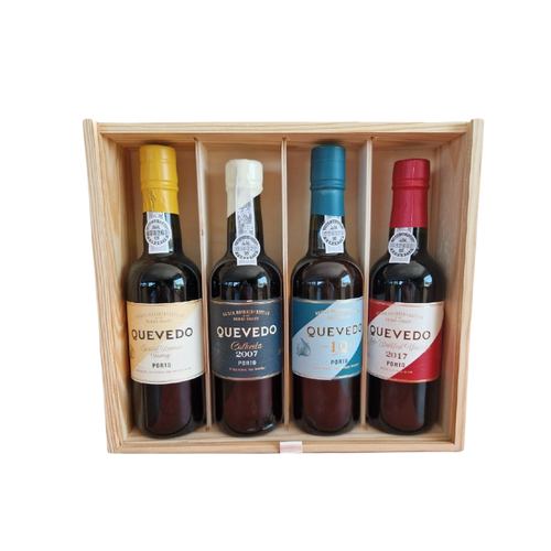 PORTO QUEVEDO GIFTBOX 4 X 37,50 cl